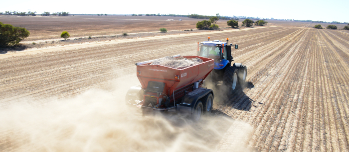 Gypsum Spreading